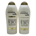 thumbnail image 1 of OGX Nourishing + Coconut Milk Shampoo & Conditioner Set, 25.4 Ounce (Set of 2), 1 of 7