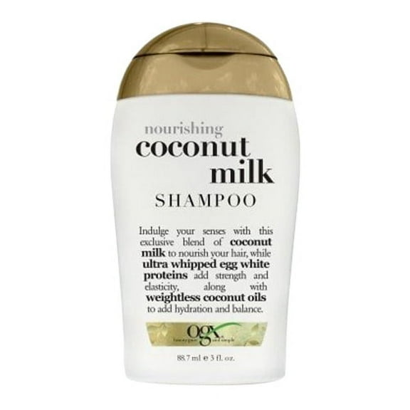 OGX Nourishing Coconut Milk Shampoo Trial Size, 3 Oz, 6 Pack