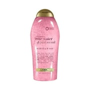 OGX Sensitive+ Rose Water & Pink Sea Salt Body Scrub, 19.5 fl. oz