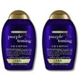 thumbnail image 1 of OGX Purple Toning Shampoo 385 ml 2 Pack, 1 of 1