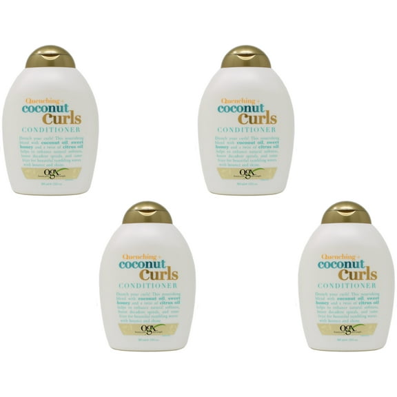 OGX Quenching + Coconut Curls Conditioner 13 oz (Pack of 4)