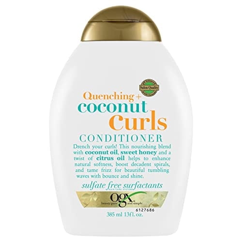 Ogx Quenching Coconut Curls Conditioner To Enhance Curls, 13 oz