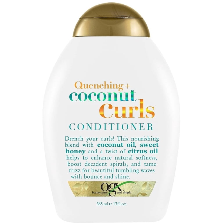 OGX, Quenching + Coconut Curls Shampoo, 13 oz, Pack of 4 - Walmart.com