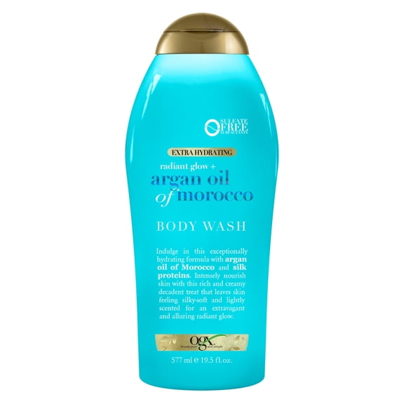 OGX Radiant Glow + Argan Oil of Morocco Body Wash, 19.5 fl. oz