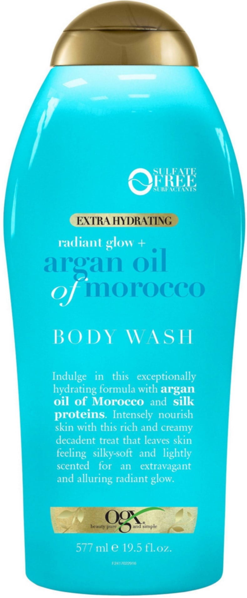 OGX Radiant Glow Argan Oil of Morocco Body Wash 19.5 oz (Pack of 6)