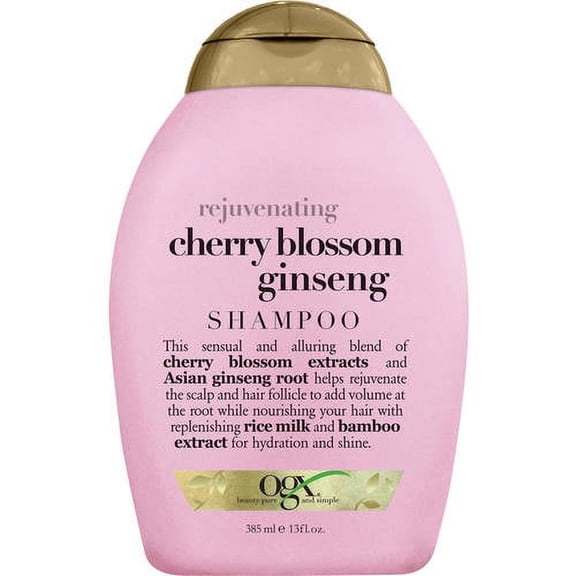 OGX Rejuvenating Cherry Blossom Ginseng Shampoo 13 FL OZ