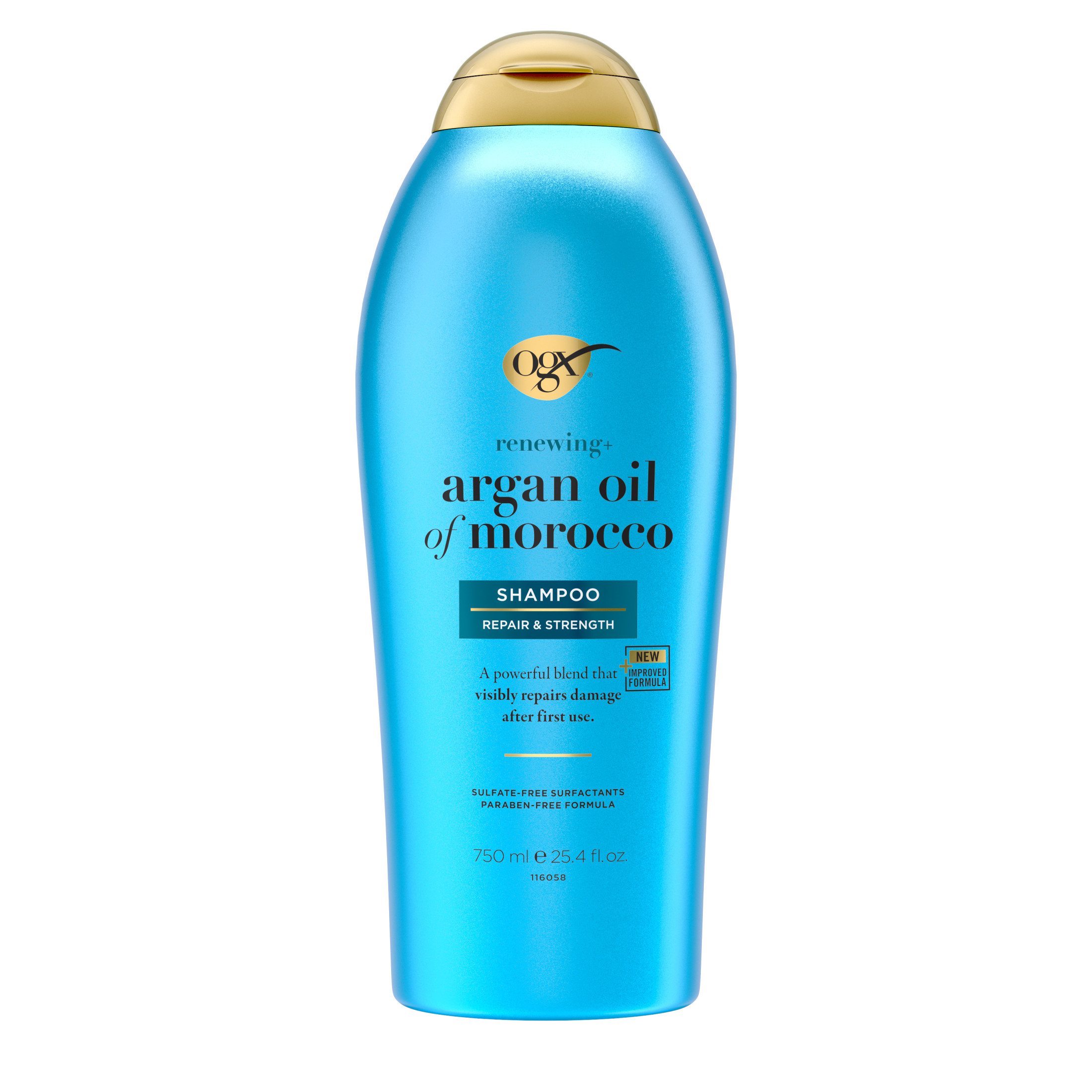 OGX Renewing + Argan Oil Moisturizing Daily Shampoo to Soften & Strengthen, 25.4 fl oz - image 1 of 9