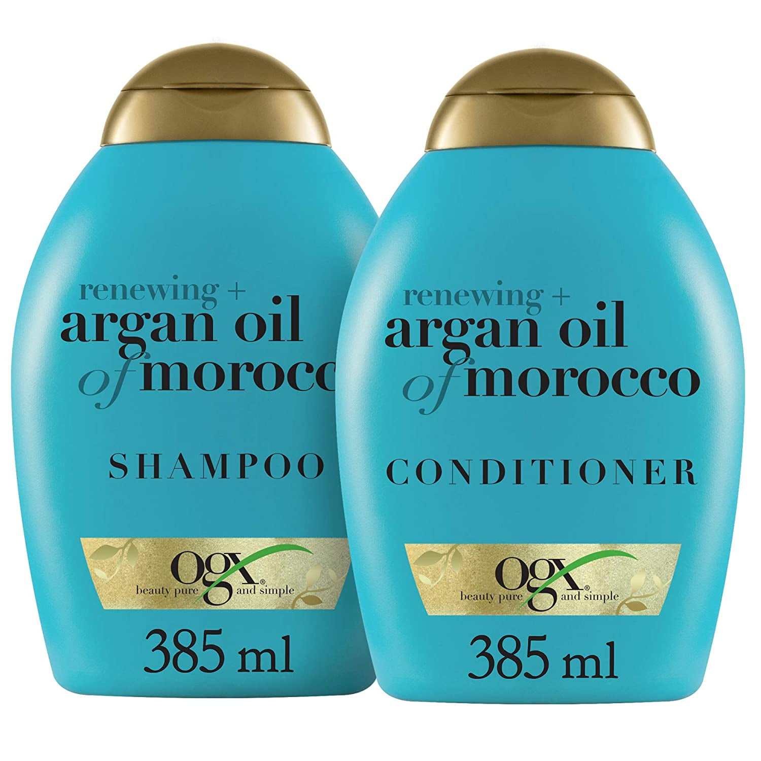 OGX Renewing + Argan of Morocco Shampoo & Conditioner Set, 13 (packaging may vary), Blue - Walmart.com