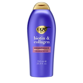 OGX Thick & Full + Biotin & Collagen Volumizing Daily Conditioner, 25.4 fl oz