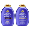 thumbnail image 1 of OGX Thick & Full + Biotin & Collagen Volumizing Hair Shampoo and Conditioner Duo, 13 fl oz, 1 of 12