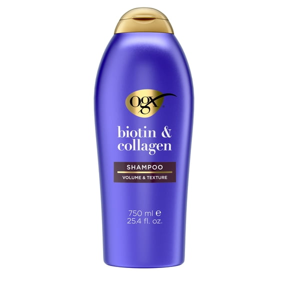 OGX Thick & Full + Biotin & Collagen Volumizing Shampoo, 25.4 fl. oz