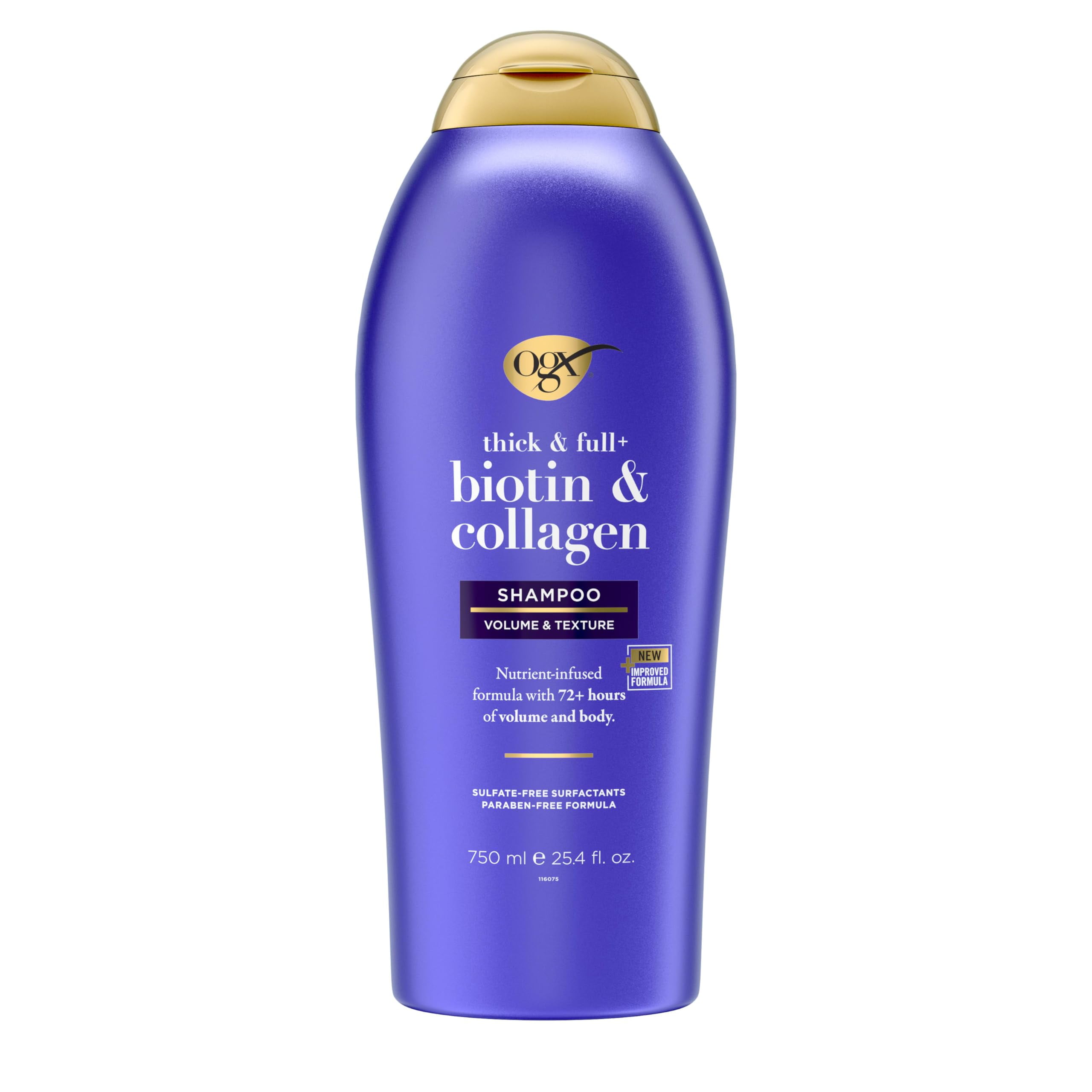 OGX Thick & Full + Biotin & Collagen Volumizing Shampoo, Nutrient ...