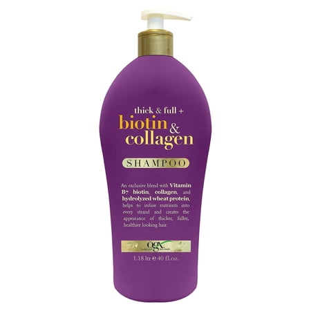 OGX Thick and Full + Biotin and Collagen Shampoo (40 Fluid Ounce)