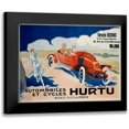 thumbnail image 1 of OGalop 18x15 Black Modern Framed Museum Art Print Titled - Hurtu Automobiles et Cycles, 1 of 5