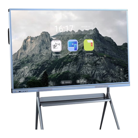 OH 55 inch Interactive Whiteboard Screen Mirroring Reverse Control IR Touch Wireless 5G/WiFi Connectivity for Digital Signage, School & Conferences