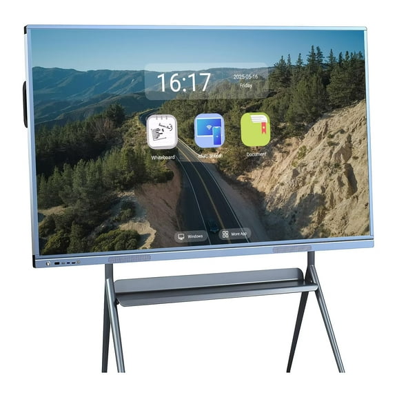 OH 55 inch Smartboard Screen Mirroring Reverse Control IR Touch Rotatable 4K Monitor Wireless 5G/WiFi Connectivity for Digital Signage, School & Conferences