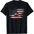 thumbnail image 1 of OH-58 Kiowa Helicopter USA Flag Helicopter Pilot Gifts T-Shirt, 1 of 4