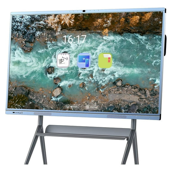 OH 65 inch Smart Boards Multi Touch Reverse Control IR Touch Rotatable 4K Monitor Wireless 5G/WiFi Connectivity for Digital Signage, School & Conferences