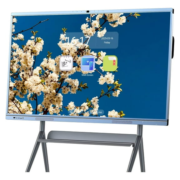 OH 65 inch Smartboard Multi Touch Reverse Control IR Touch Rotatable 4K Monitor Wireless 5G/WiFi Connectivity for Digital Signage, School & Conferences