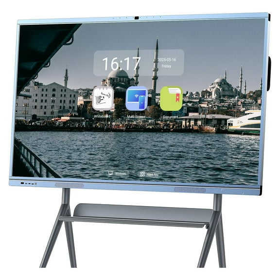 OH 65inch Smart Board Pro Reverse Control IR Touch Rotatable 4K Monitor Wireless 5G/WiFi Connectivity for Digital Signage, School & Conferences