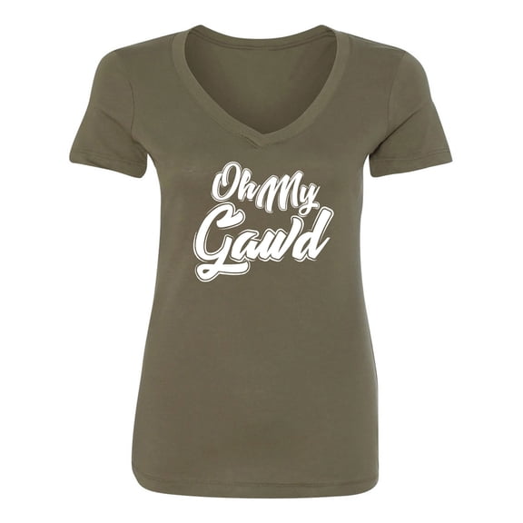 OH MY GAWD Womens V-Neck T-Shirt