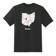 thumbnail image 1 of OH Map Ohio Home State Love Ohio Home Design Mens Graphic T Shirts for Men Women Black,3XL, 1 of 1