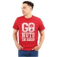 thumbnail image 1 of OH Ohio Pride Locals Go Nuts Funny Plus Size Crewneck Graphic Tee Shirt Brisco Brands 4X, 1 of 5
