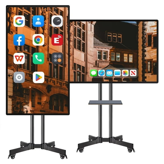 OH Smart Board 49inch Pro Live Streaming Display, Screen Mirroring Reverse Control IR Touch 360 Rotatable 2K Monitor Wireless 4G/WiFi Connectivity for Digital Signage, Classrooms & Conferences