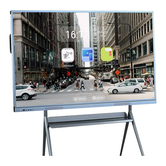 OH Smart Board 55inch Pro Live Streaming Display, Screen Mirroring Reverse Control IR Touch Rotatable 4K Monitor Wireless 5G/WiFi Connectivity for Digital Signage, School & Conferences