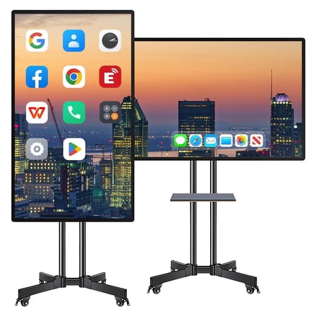 OH Smart Displays 49inch Pro Live Streaming Display, Screen Mirroring Reverse Control IR Touch 360 Rotatable 2K Monitor Wireless 4G/WiFi Connectivity for Digital Signage, Classrooms & Conferences