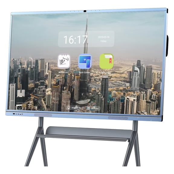 OH Smartboard 65inch Multi Touch Reverse Control IR Touch Wireless 5G/WiFi Connectivity for Digital Signage, School & Conferences