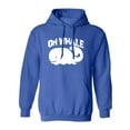 thumbnail image 1 of OH WHALE Adult Hooded Sweatshirt, 1 of 3
