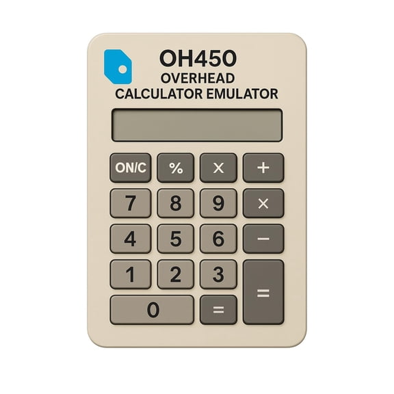 OH450 Overhead Cost Calculator Emulator  Accurate Overhead Calculations & Conversion to Pounds (LB)