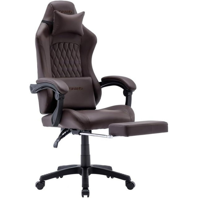 OHAHO Gaming Chair Computer Chair with Footrest and Lumbar Support