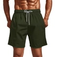 thumbnail image 1 of OHGOD Cargo Shorts Black - Black Shorts for Men - Shorts Men Black - Men's American Casual Beach Sports 5 Minute Pants Fitness Jogging Quick Dry Stretch Shorts - Army Green - 3XL, 1 of 10