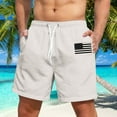thumbnail image 1 of OHGOD Mens Shorts Casual, Mens Shorts Casual Cargo, Beach Shorts for Men Summer, 1 * Man Shorts - White - L, 1 of 6
