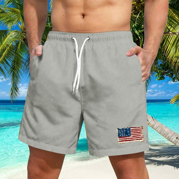 OHGOD Short Pants for Men Casual, Cotton Lounge Shorts Men, Short for Men Casual, 1 * Man Shorts - Light Gray - 2XL