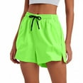 thumbnail image 1 of OHGOD Comfy Shorts Women - Cotton Athletic Shorts Women - Soft Shorts Women - Gray Sweat Shorts Women - Fluorescent Green - XL, 1 of 6