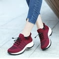 thumbnail image 1 of OHGOD Sport Sneakers for Women - Memory Foam Sneakers for Women - Womans Sneakers - Woman Sneakers On Sale - Wine - 10.5, 1 of 7