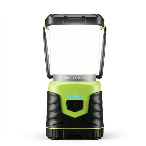 OHHANI Camping Lantern 1000LM with 5 Modes Camping Light Rechargeable for Power Cuts, Emergency Lighting, Hiking, Camping