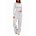 thumbnail image 1 of OHHSHEEN 2 piece womens lounge set, long sleeve pajama set for women, Soft Pjs Loungewear with Pockets, 1 of 6