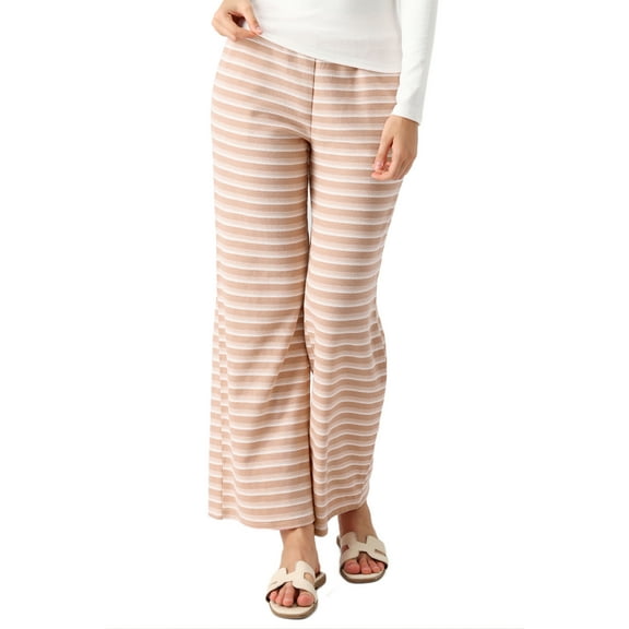 OHHSHEEN Wide Leg Lounge Pants for Women, Striped Pants Women, Comfortable Pajama Pants Women Soft
