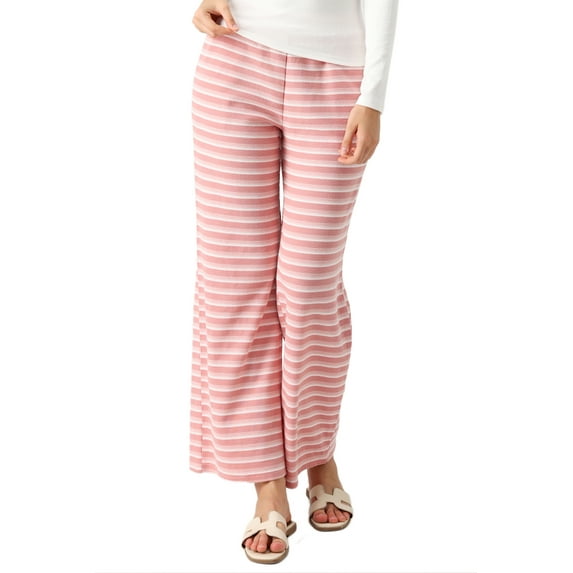 OHHSHEEN Wide Leg Lounge Pants for Women, Striped Pants Women, Comfortable Pajama Pants Women Soft