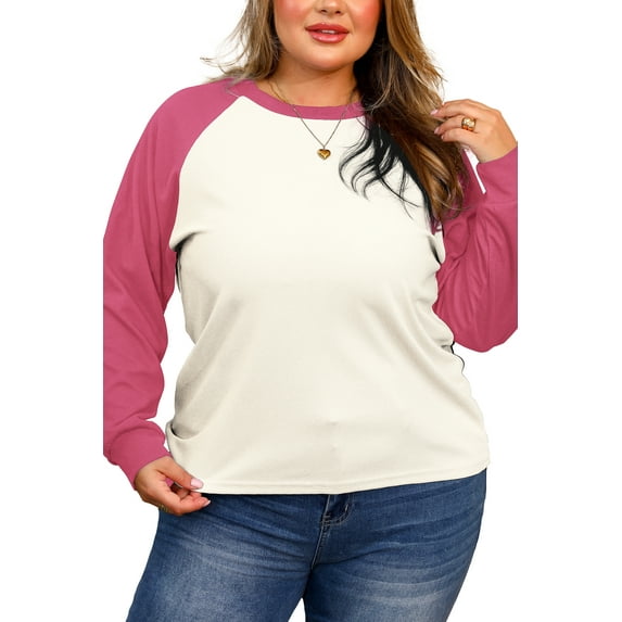 OHHSHEEN Plus Size Women's Sweatshirts, Waffle Knit Tops for Women Loose Fit, Pullover Sweaters for Womens