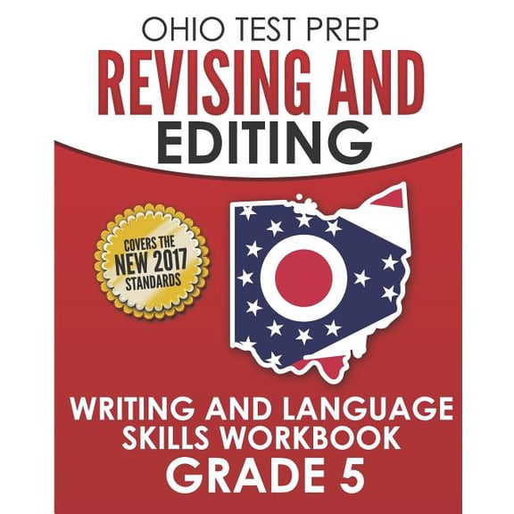 OHIO TEST PREP Revising and Editing Grade 5: Writing and Language Skills Workbook, (Paperback)
