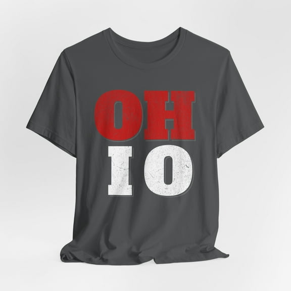 OHIO Vintage Tee, OH-IO Shirt, Bucks, Buckeyes
