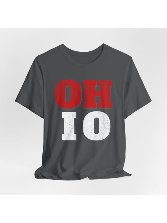 OHIO Vintage Tee, OH-IO Shirt, Bucks, Buckeyes