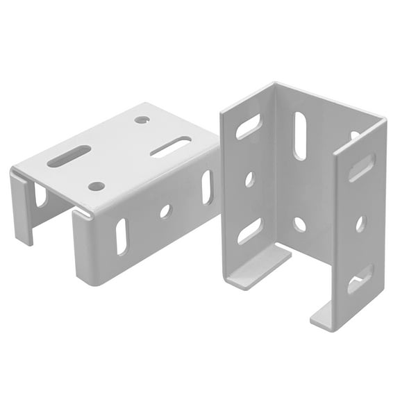 OHIY Aluminum Fence Bracket, Heavy Duty, Rail Brackets for Vinyl Fencing, 2x Brackets