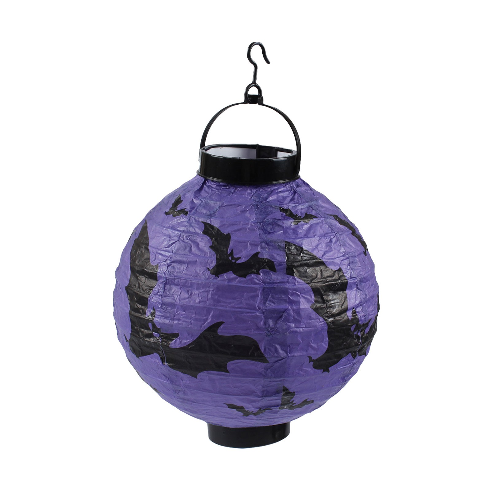 OHLBIS Halloween Paper Lanterns Portable Scary Bright Halloween Paper