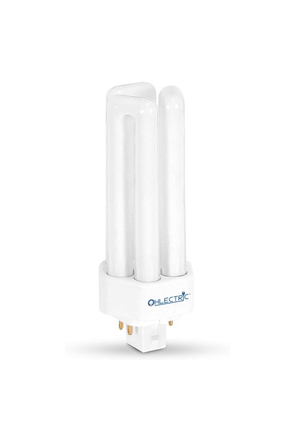 Compact Fluorescent CFL Bulb, 26W 4-Pin, 3500K Warm White, Energy-Saving, Long-Life Amalgam Lamp, Commercial Grade, OL-41509